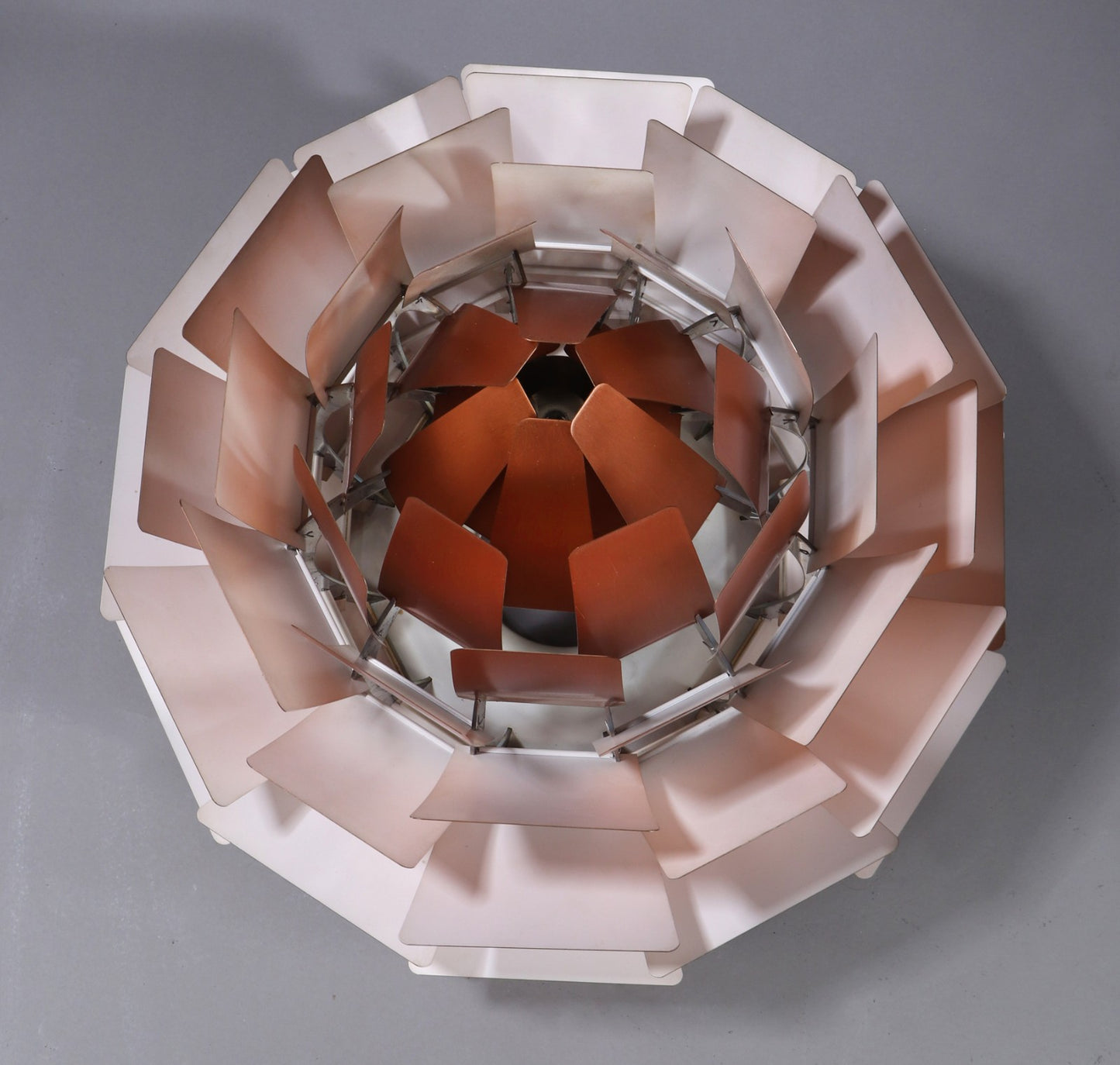 Poul Henningsen Pendant lamp  'Artichoke’ in copper, Ø 60 cm.