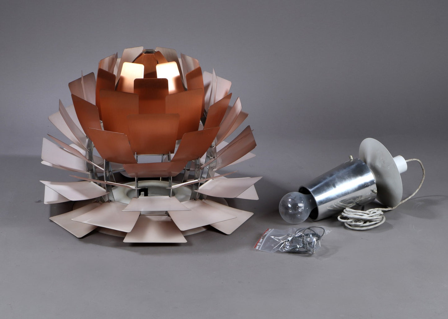 Poul Henningsen Pendant lamp  'Artichoke’ in copper, Ø 60 cm.