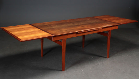 Danish teak dining table. Under restoration