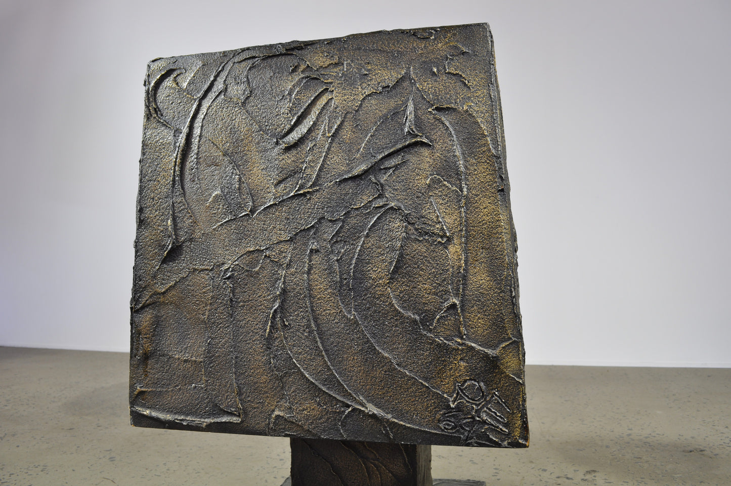 Paul Evans sculptured bronze chair
