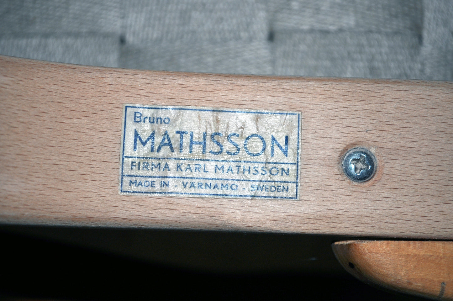 Bruno Mathsson Pernilla Easy Chair by Karl Mathsson.