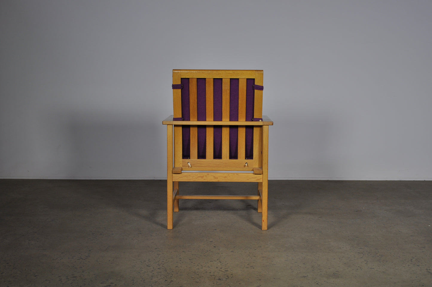 Børge Mogensen 2257 model armchair in Purple.