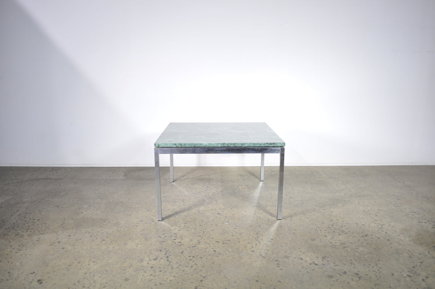 KNOLL marble table by Florence Knoll in Verdi Marble.
