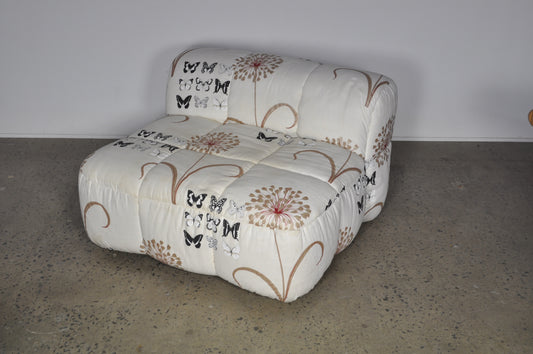 Arflex "Strips" lounge chair by Cini Boeri .
