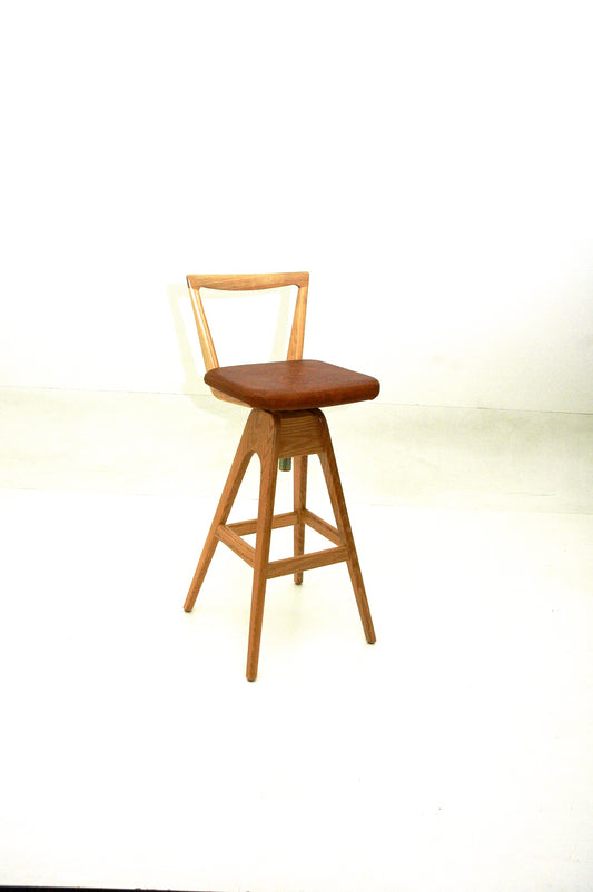 TH Brown Danish Stool