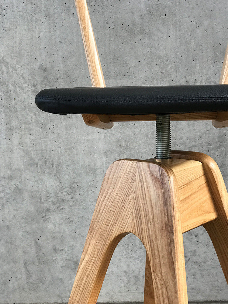 TH Brown Danish Stool