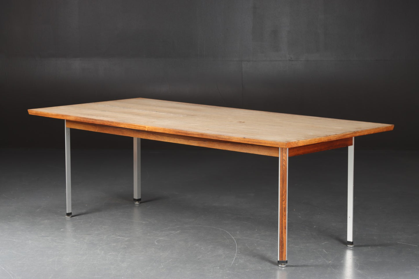 Finn Juhl. Conference / dining table in rosewood from the 'Diplomat series'.