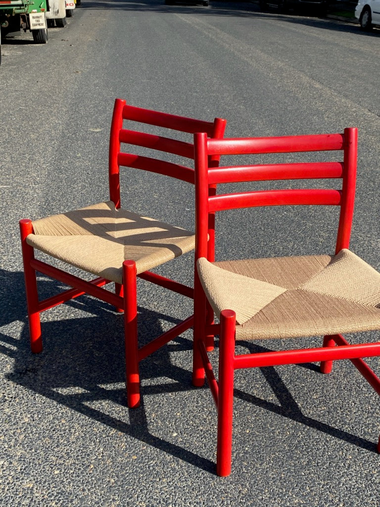 Poul . M Volther Dining chairs.