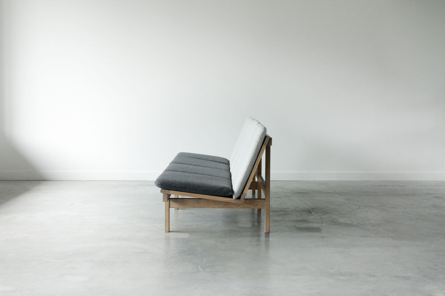 Børge Mogensen model 2219 four seat sofa. (2 tone Grey)
