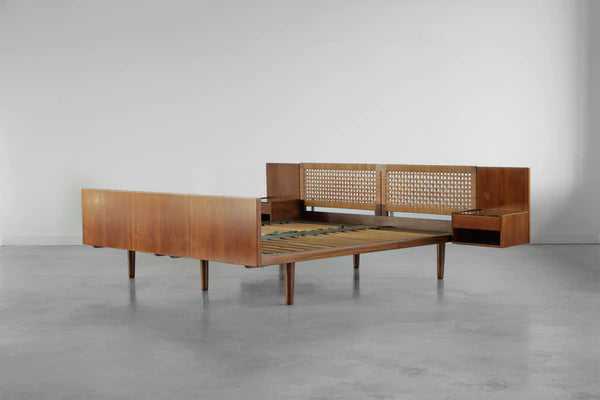 European Queen Sized Bed by Hans Wegner. (Under restoration)